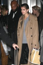 KAIA GERBER Arrives at Proenza Schouler Fashion Show in New York 02/10/2020