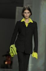 KAIA GERBER at Bottega Veneta Runway Show in Milan 02/22/2020