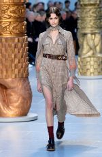 KAIA GERBER at Chloe Runway Show at Paris Fashion Week 02/27/2020