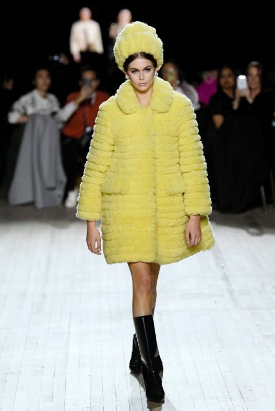 KAIA GERBER at Marc Jacobs Runway Show at New York Fashion Week 02/12/2020