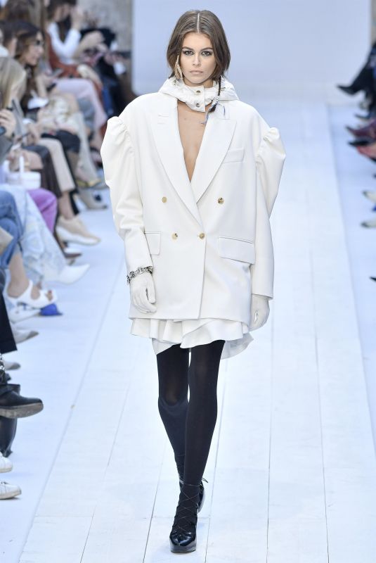 KAIA GERBER at Max Mara Runway Show at Milan Fashion Week 02/20/2020