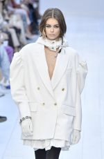 KAIA GERBER at Max Mara Runway Show at Milan Fashion Week 02/20/2020