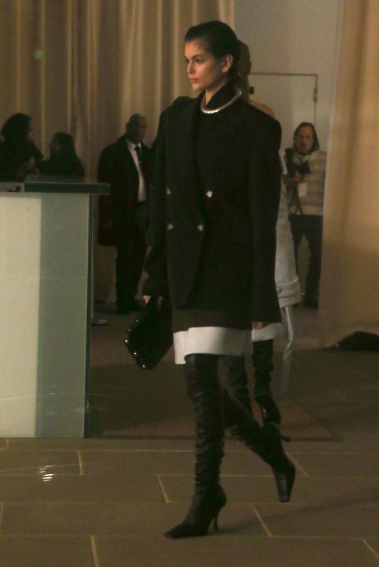 KAIA GERBER at Proenza Schouler Runway Show at New York Fashion Week 02/10/2020