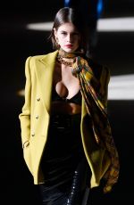 KAIA GERBER at Saint Laurent Runway Show at PFW in Paris 02/25/2020