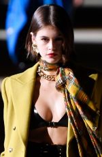 KAIA GERBER at Saint Laurent Runway Show at PFW in Paris 02/25/2020