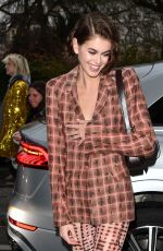 KAIA GERBER at Signature Event at Boutique Kiko Kostadinov in Paris 02/28/2020