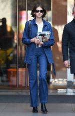 KAIA GERBER in Double Denim Out in Milan 02/22/2020