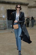 KAIA GERBER Leaves Chloe Show at Paris Fashion Week 02/27/2020