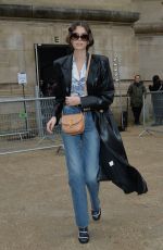KAIA GERBER Leaves Chloe Show at Paris Fashion Week 02/27/2020