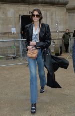 KAIA GERBER Leaves Chloe Show at Paris Fashion Week 02/27/2020