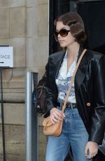 KAIA GERBER Leaves Chloe Show at Paris Fashion Week 02/27/2020