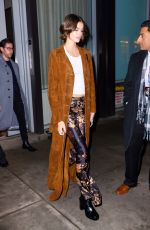 KAIA GERBER Leaves Her Apartment in New York 02/13/2020