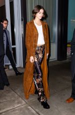 KAIA GERBER Leaves Her Apartment in New York 02/13/2020
