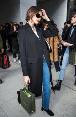 KAIA GERBER Leaves Longchamp Fashion Show at NYFW in New York 02/08/2020