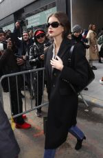 KAIA GERBER Leaves Longchamp Fashion Show at NYFW in New York 02/08/2020