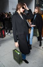 KAIA GERBER Leaves Longchamp Fashion Show at NYFW in New York 02/08/2020