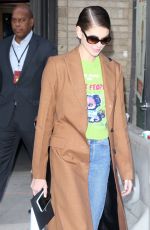 KAIA GERBER Leaves Michael Kors Fahion Show in New York 02/12/2020