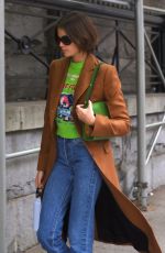 KAIA GERBER Leaves Michael Kors Fahion Show in New York 02/12/2020
