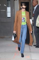 KAIA GERBER Leaves Michael Kors Fahion Show in New York 02/12/2020