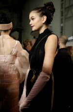 KAIA GERBER on the Backstage of Fendi Fashion Show in Milan 02/20/2020