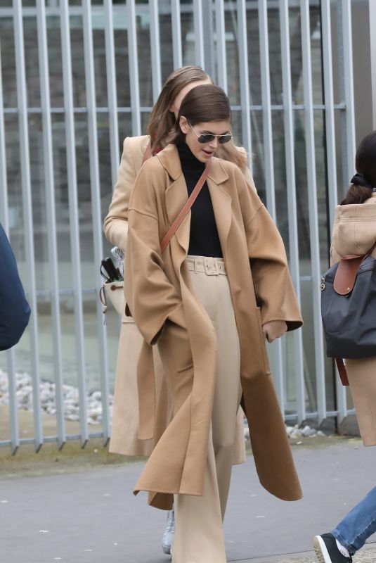KAIA GERBER Out and About in Paris 02/28/2020