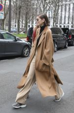 KAIA GERBER Out and About in Paris 02/28/2020