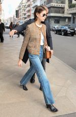 KAIA GERBER Out at Milan Fashion Week 02/19/2020