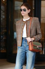 KAIA GERBER Out at Milan Fashion Week 02/19/2020