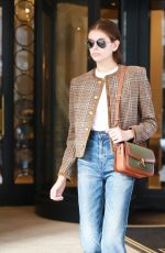 KAIA GERBER Out at Milan Fashion Week 02/19/2020