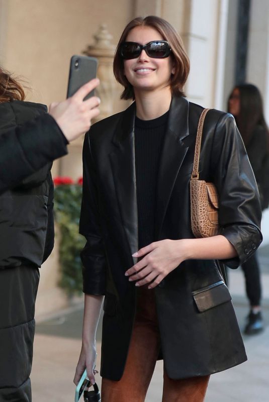 KAIA GERBER Out in Milan 02/21/2020
