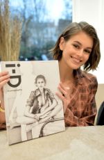 KAIA GERBER Signs Her i-D Issue at Paris Fashion Week 02/28/2020