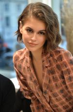 KAIA GERBER Signs Her i-D Issue at Paris Fashion Week 02/28/2020