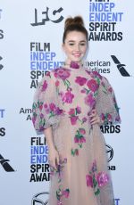 KAITLYN DEVER at 2020 Film Independent Spirit Awards in Santa Monica 02/08/2020