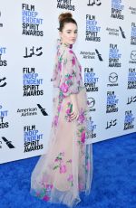 KAITLYN DEVER at 2020 Film Independent Spirit Awards in Santa Monica 02/08/2020