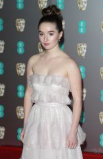 KAITLYN DEVER at EE British Academy Film Awards 2020 in London 02/01/2020