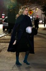 KALEY CUOCO on the Evening Set of The Flight Attendant at Airport in New York 02/25/2020