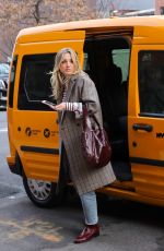 KALEY CUOCO on the Set of The Flight Attendant in Brooklyn 02/24/2020