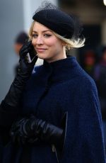 KALEY CUOCO on the Set of The Flight Attendant in New York 02/12/2020