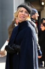 KALEY CUOCO on the Set of The Flight Attendant in New York 02/12/2020