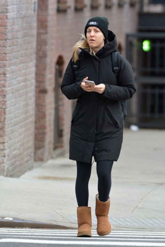 KALEY CUOCO Out and About in New York 02/17/2020