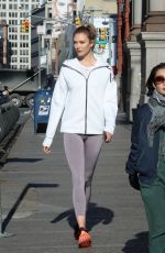 KARLIE KLOSS Out and About in New York 02/03/2020