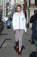 KARLIE KLOSS Out and About in New York 02/03/2020