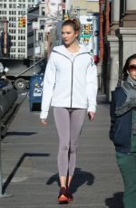 KARLIE KLOSS Out and About in New York 02/03/2020
