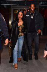 KARRUECHE TRAN Leaves Madison Square Garden in New York 02/21/2020