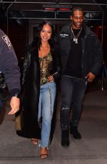 KARRUECHE TRAN Leaves Madison Square Garden in New York 02/21/2020