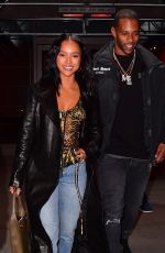 KARRUECHE TRAN Leaves Madison Square Garden in New York 02/21/2020