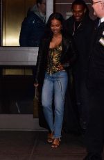 KARRUECHE TRAN Leaves Madison Square Garden in New York 02/21/2020