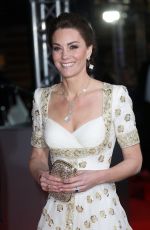 KATE MIDDLETON at EE British Academy Film Awards 2020 in London 02/01/2020