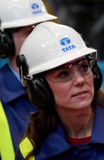 KATE MIDDLETON at Tata Steel in Port Talbot 02/04/2020