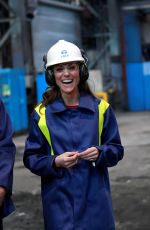 KATE MIDDLETON at Tata Steel in Port Talbot 02/04/2020